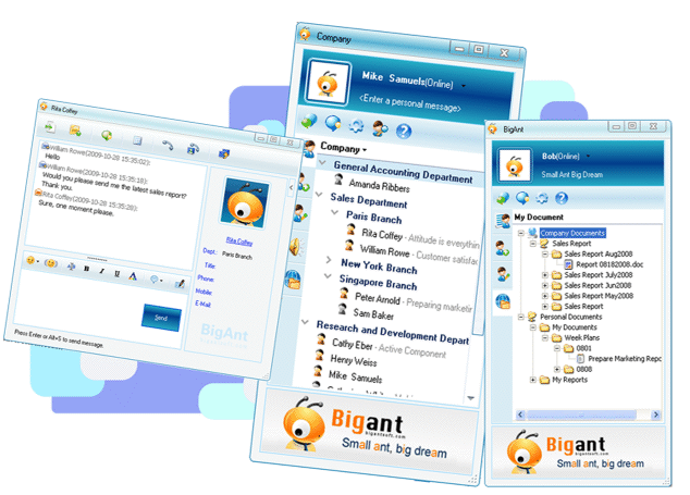Click to view BigAnt Office Messenger 2.92 sp3 screenshot